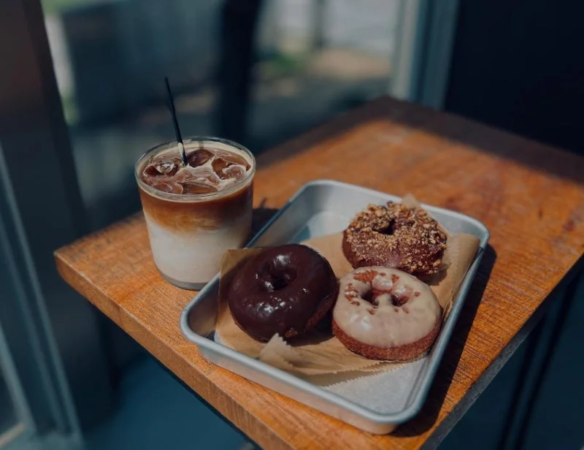 ドーナツとコーヒー