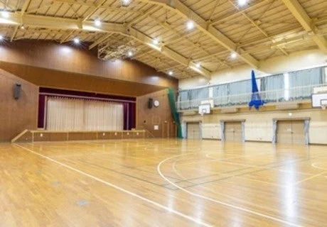 体育館の内部