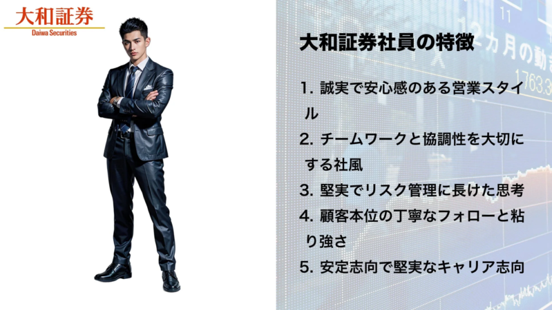 大和証券の男性社員