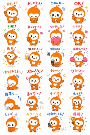 スタンプ一覧