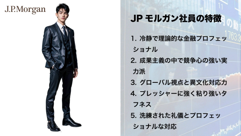 JPモルガンの男性社員