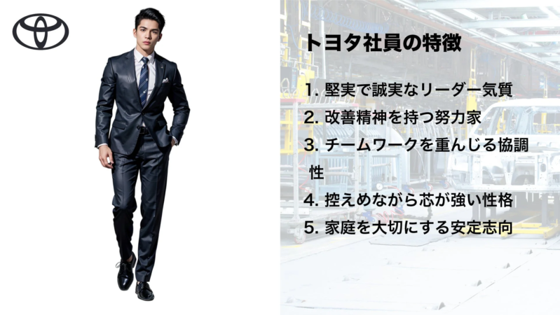 トヨタ社員の特徴