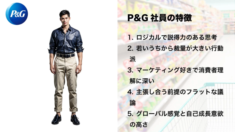 P&G社員の特徴