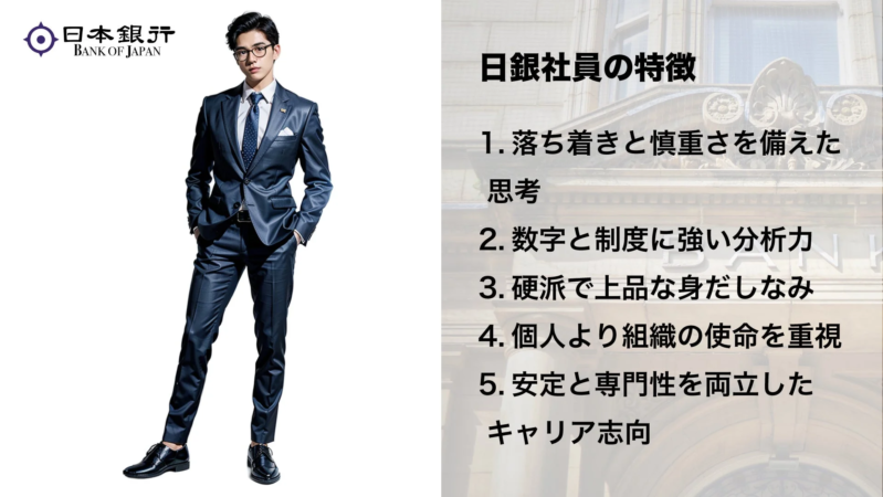 日本銀行 BANK OF JAPAN 日銀社員の特徴