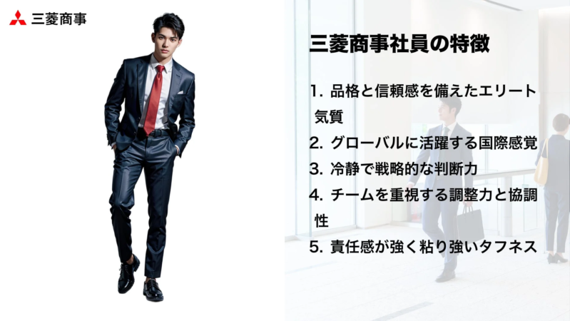 三菱商事社員の特徴