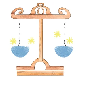 天秤座イラスト