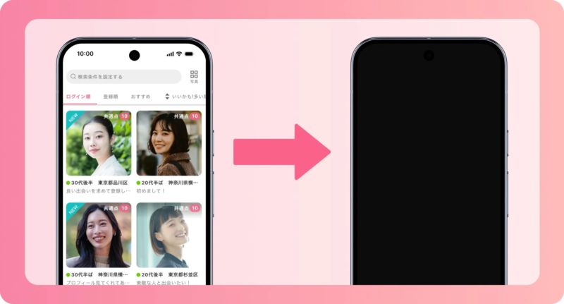 スクリーンショット防止機能のイメージ